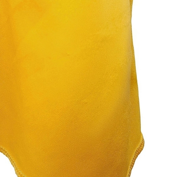 Bailey Blue Yellow Floral Fit & Flare Mini Dress XS Vintage A-Line Sweetheart - Picture 8 of 9